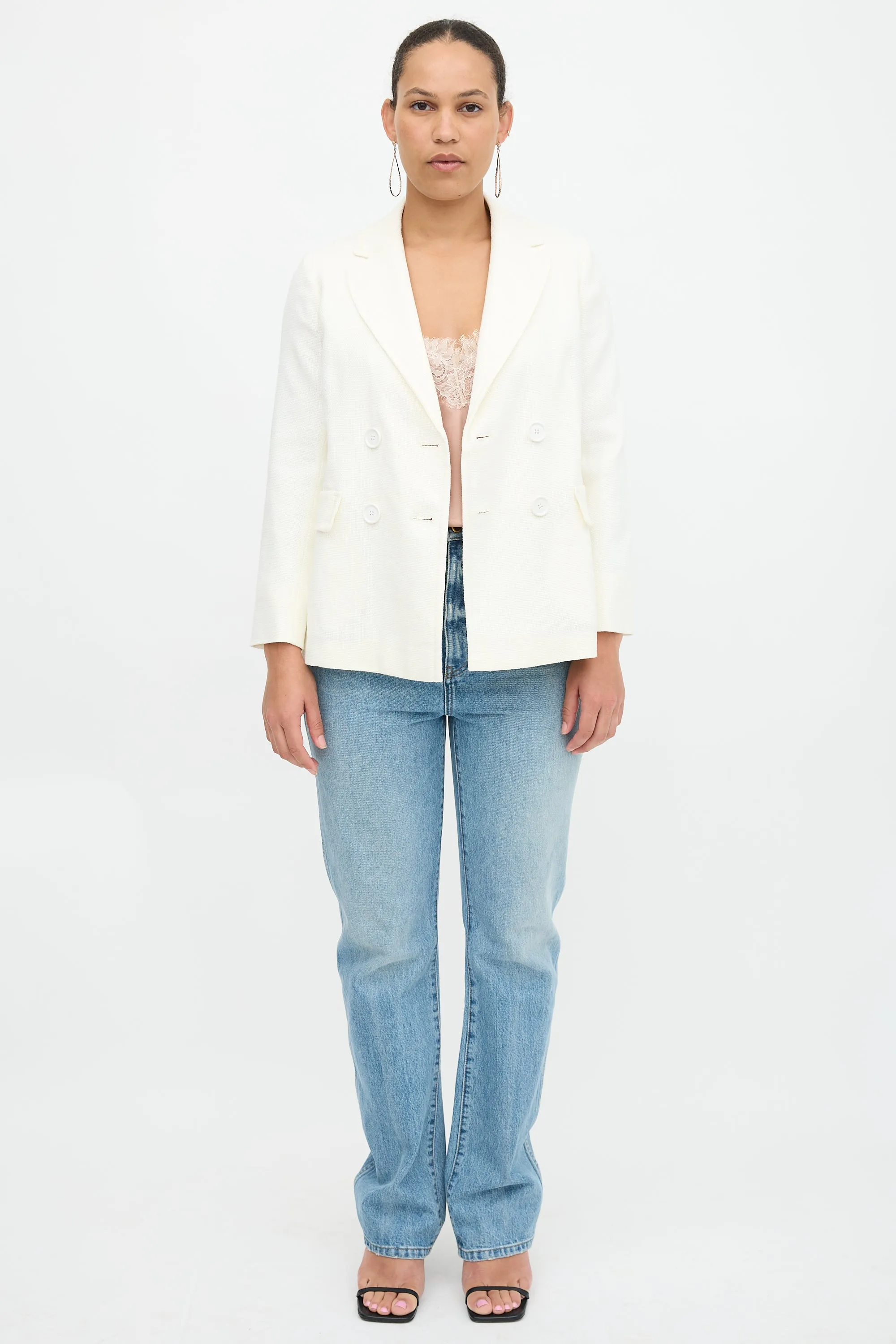 S Linen Gioia Blazer sold by VSP Consignment product image thumbnail 2