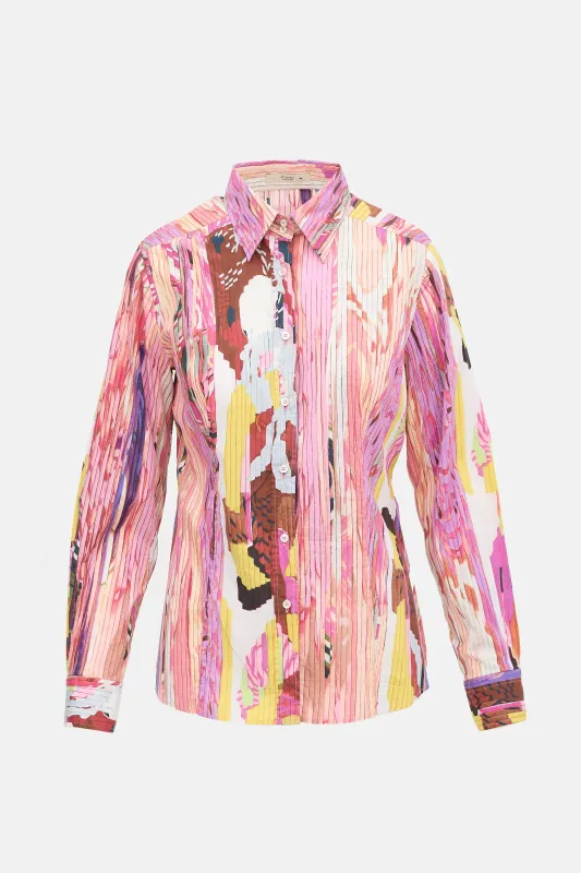 Mixed Print Shirt made by Etro