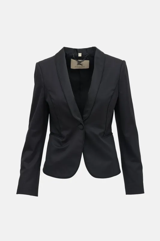 Wool Tuxedo Blazer made by Burberry