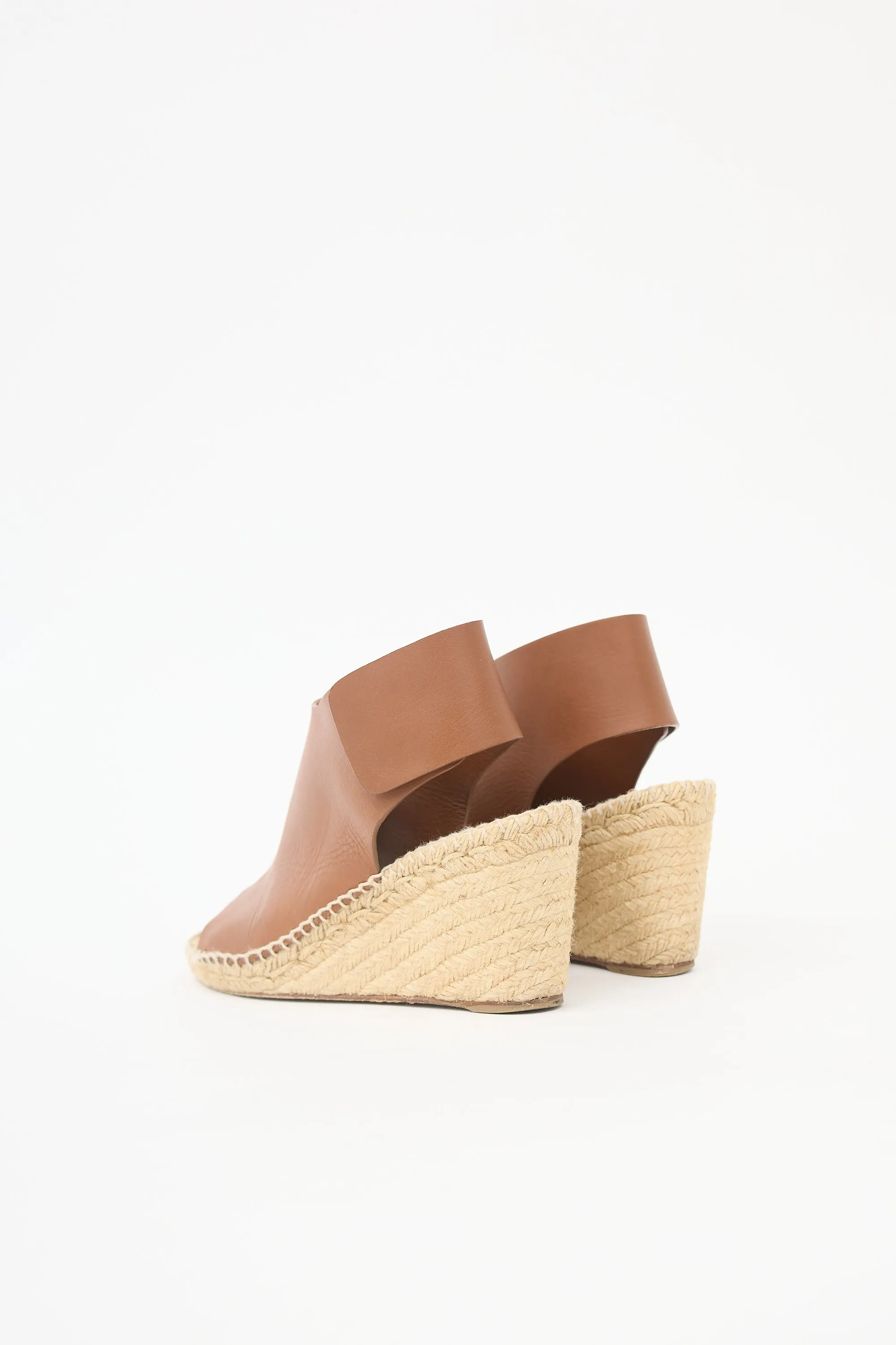 Leather Espadrille Wedge Sandal sold by VSP Consignment product image thumbnail 4