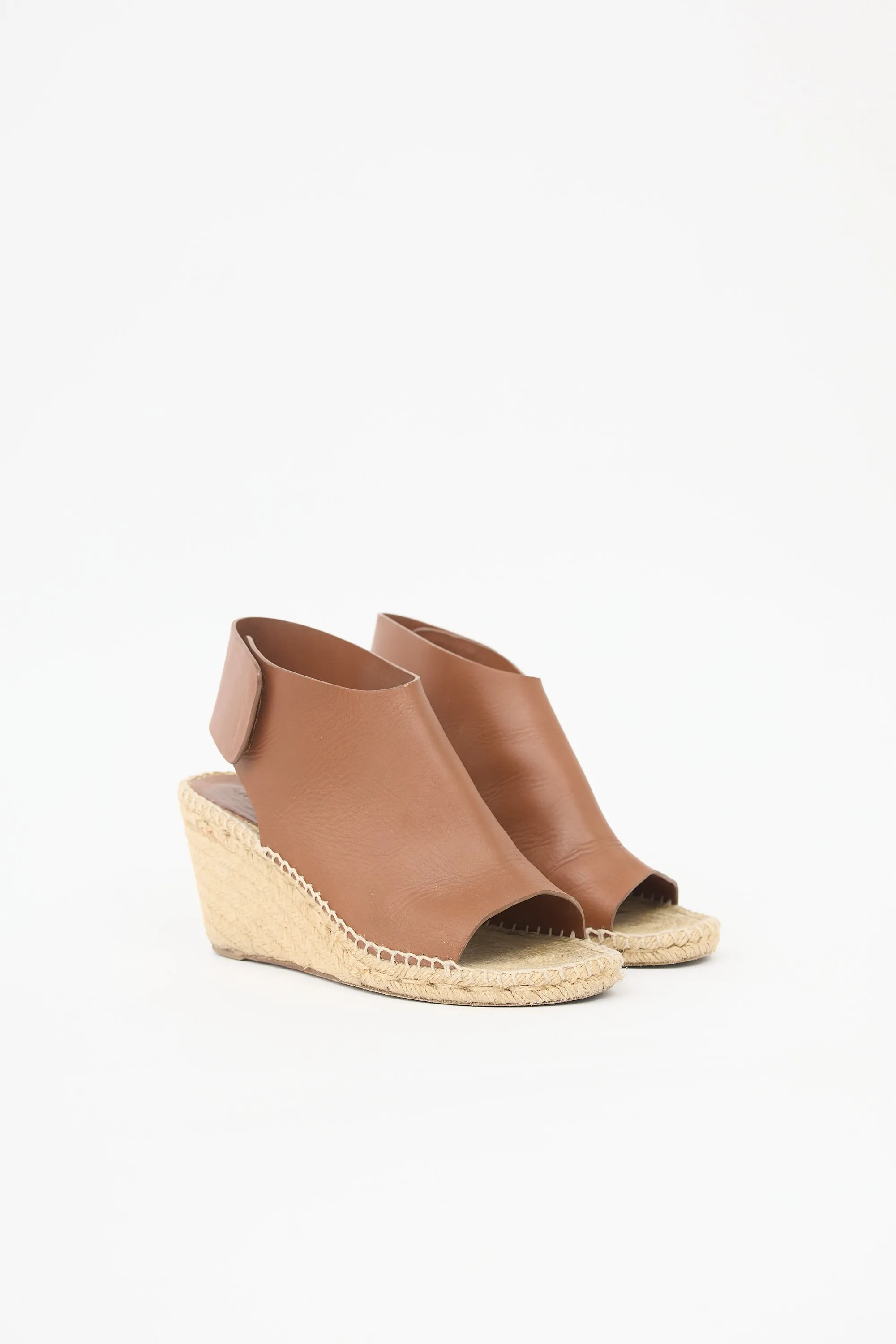 Leather Espadrille Wedge Sandal sold by VSP Consignment product image thumbnail 2