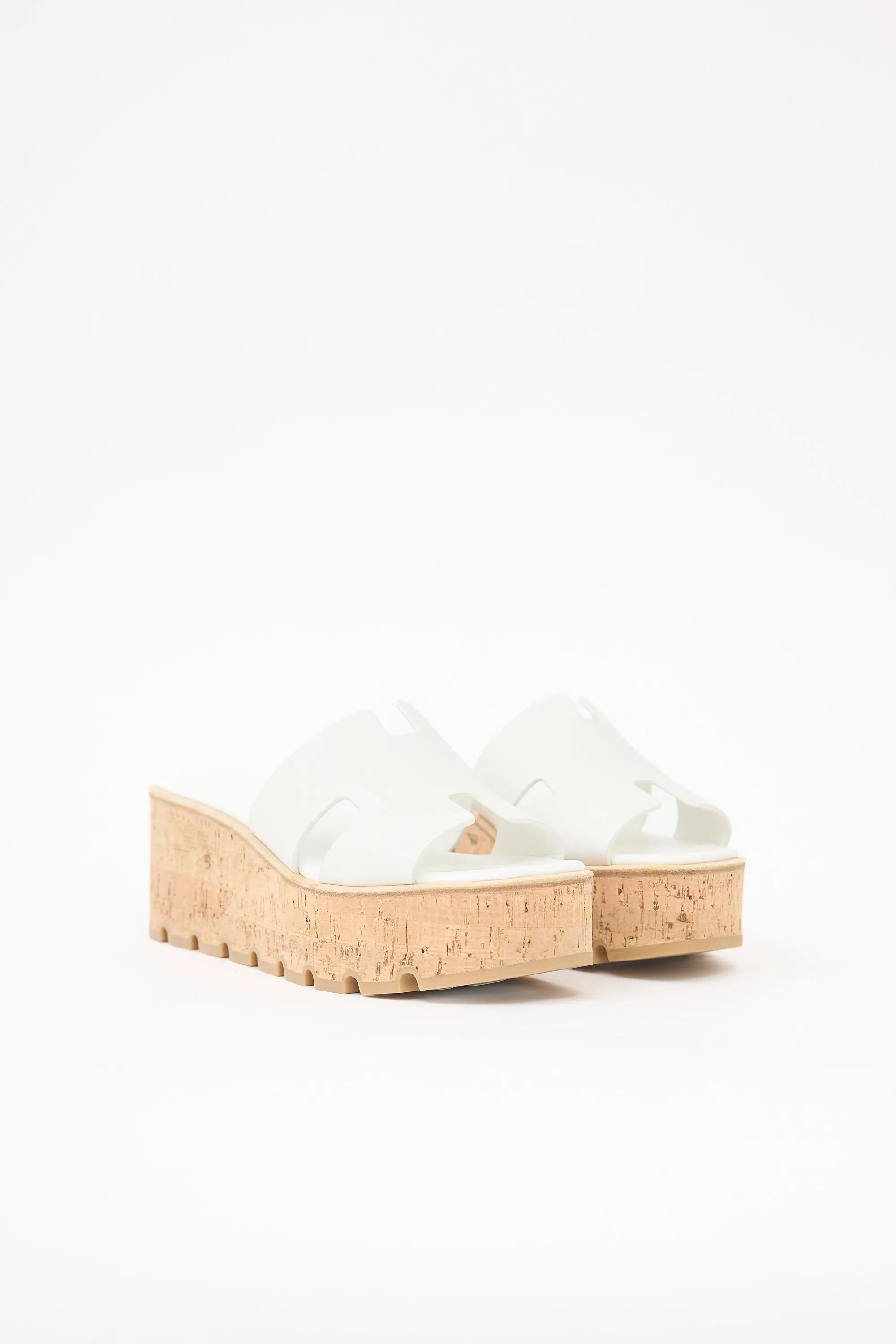 Leather & Cork Eze Platform Sandal sold by VSP Consignment product image thumbnail 3