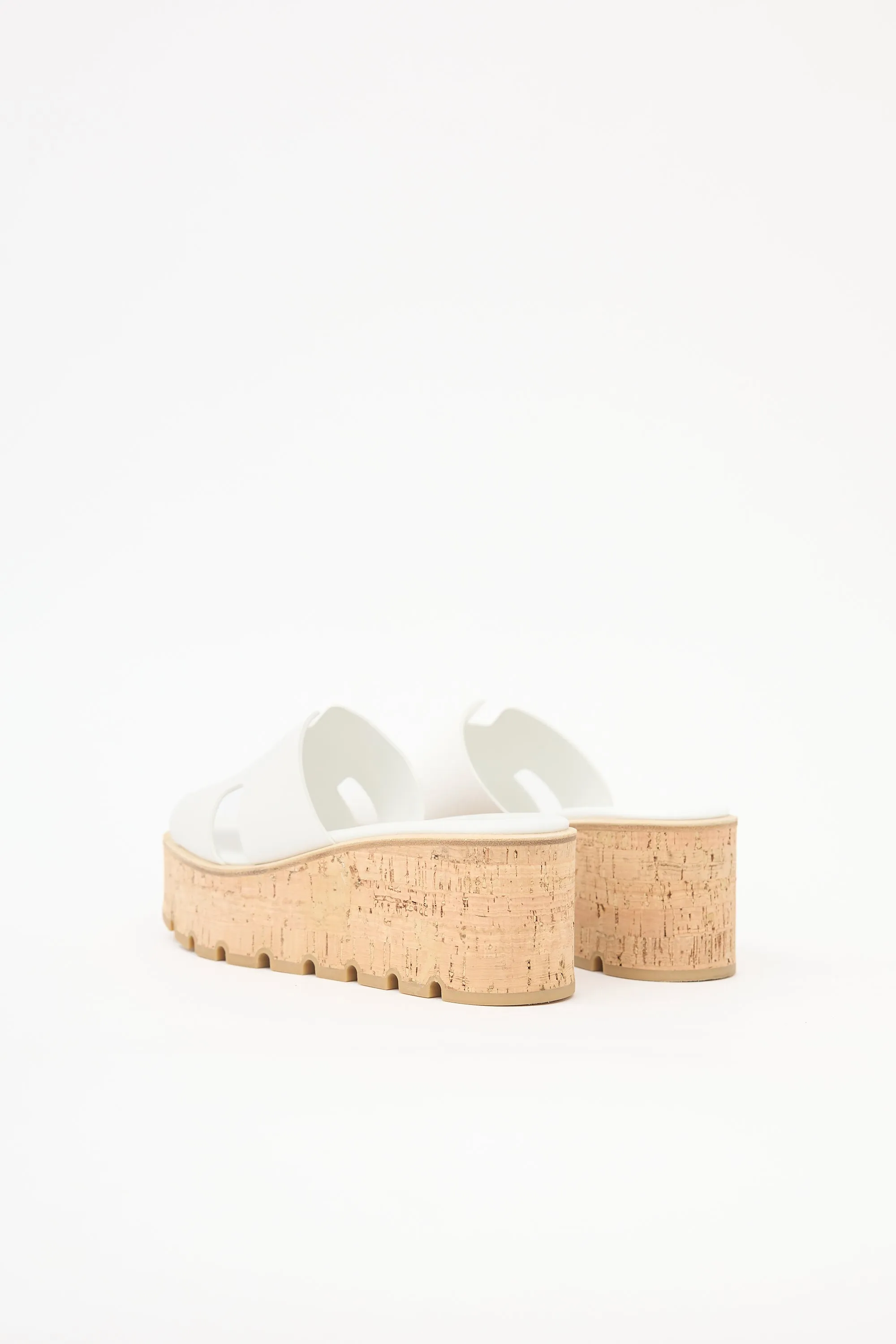 Leather & Cork Eze Platform Sandal sold by VSP Consignment product image thumbnail 4