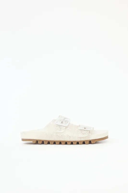 PVC Printed Buckle Slide made by Missoni