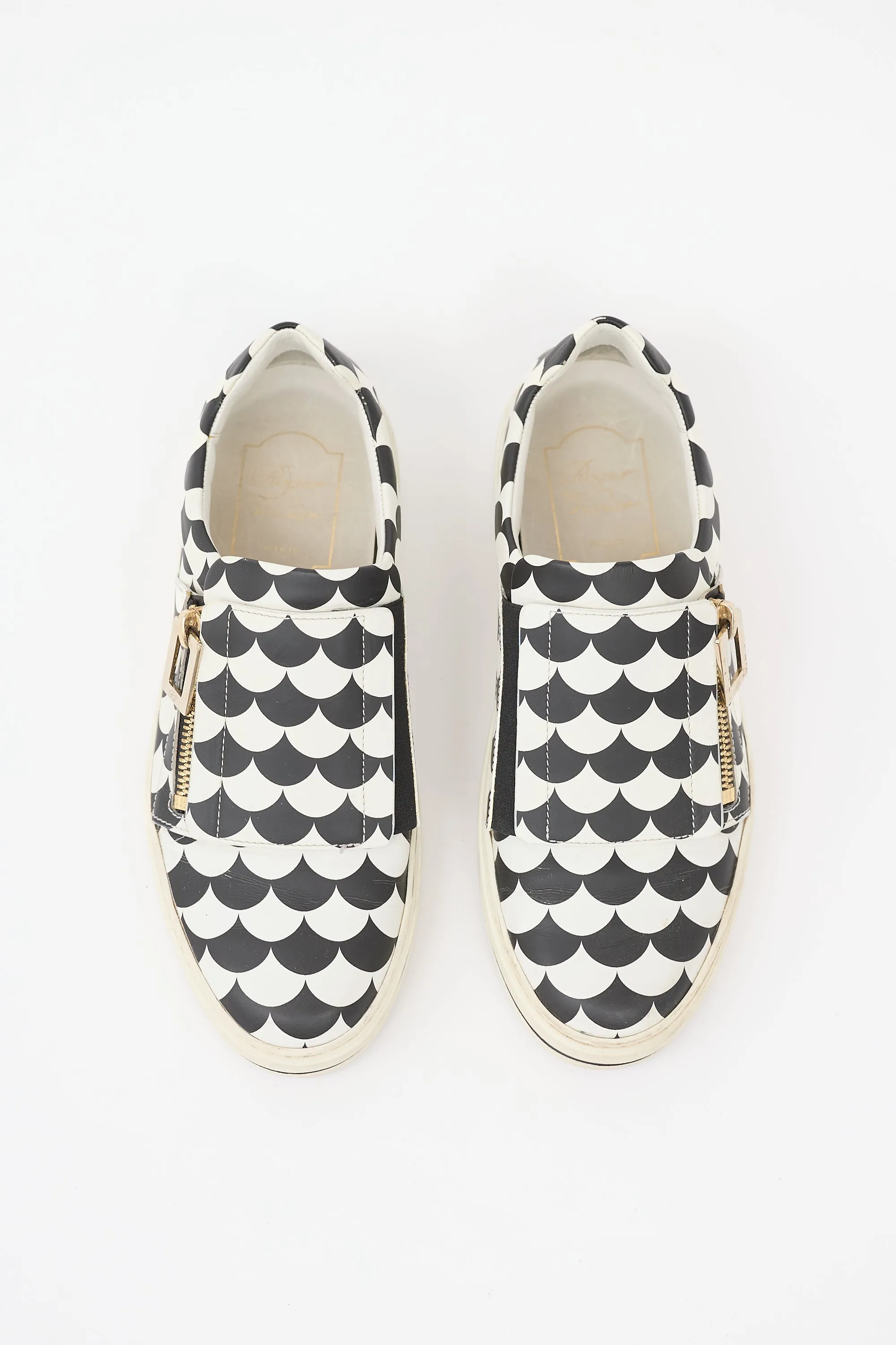 Leather Printed Zip Sneaker sold by VSP Consignment product image thumbnail 2