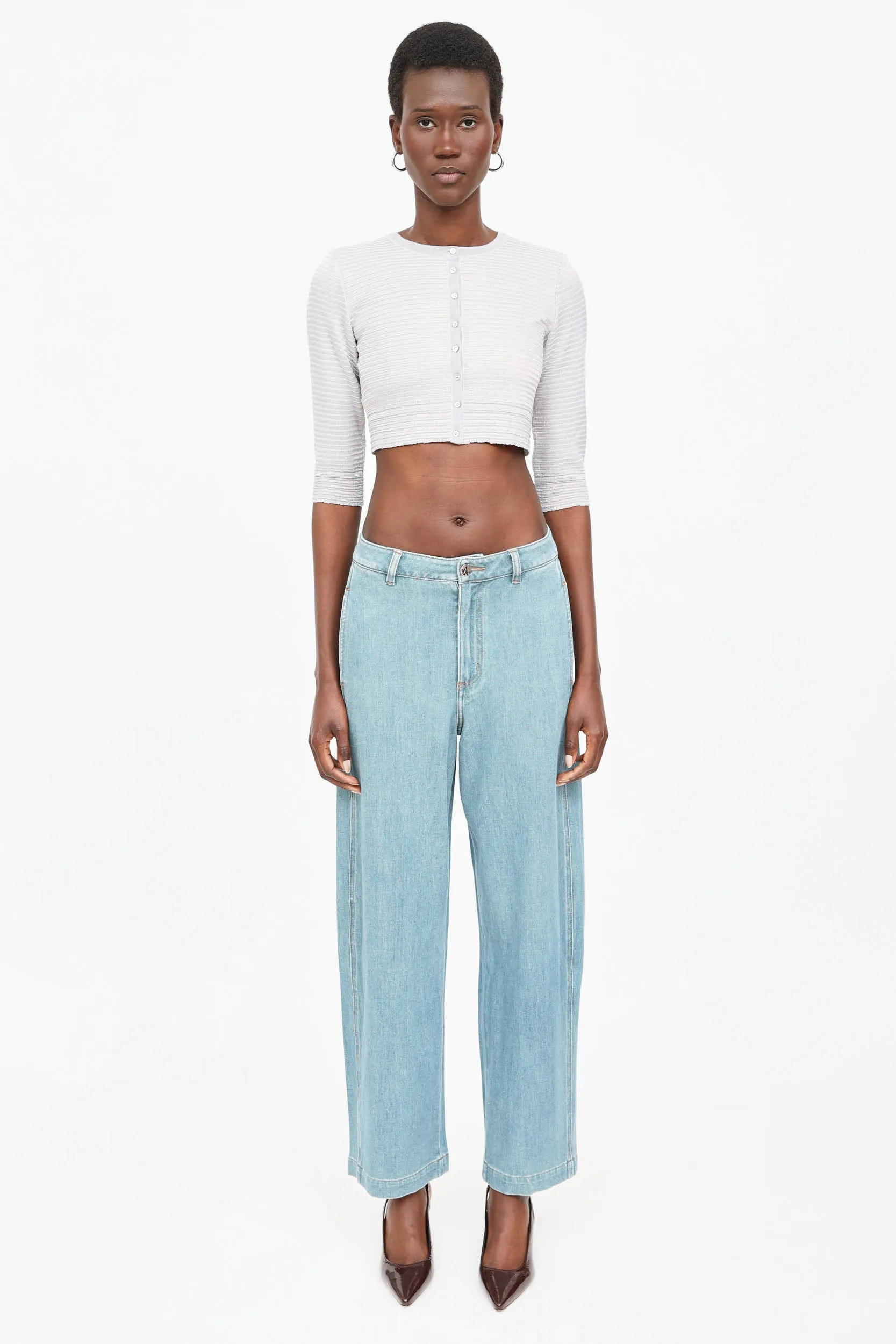 Iridescent Cropped Cardigan sold by VSP Consignment product image thumbnail 2