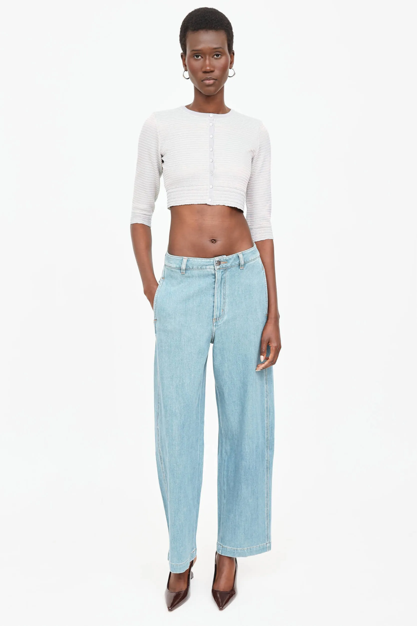 Iridescent Cropped Cardigan sold by VSP Consignment product image thumbnail 5