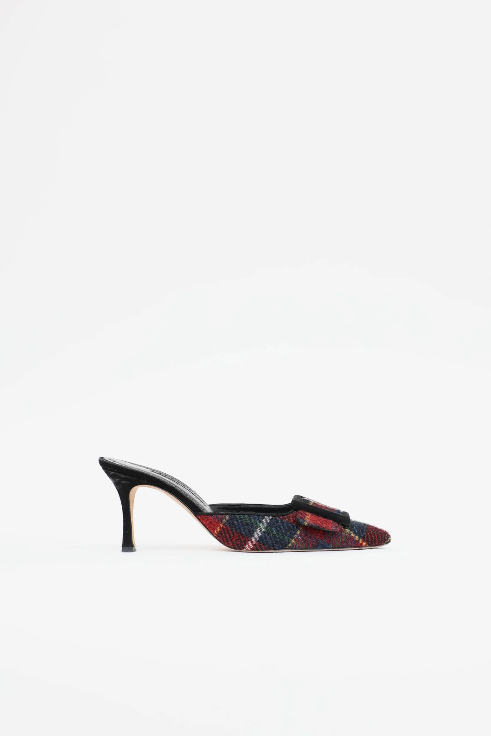 Plaid Maysale Mule sold by VSP Consignment