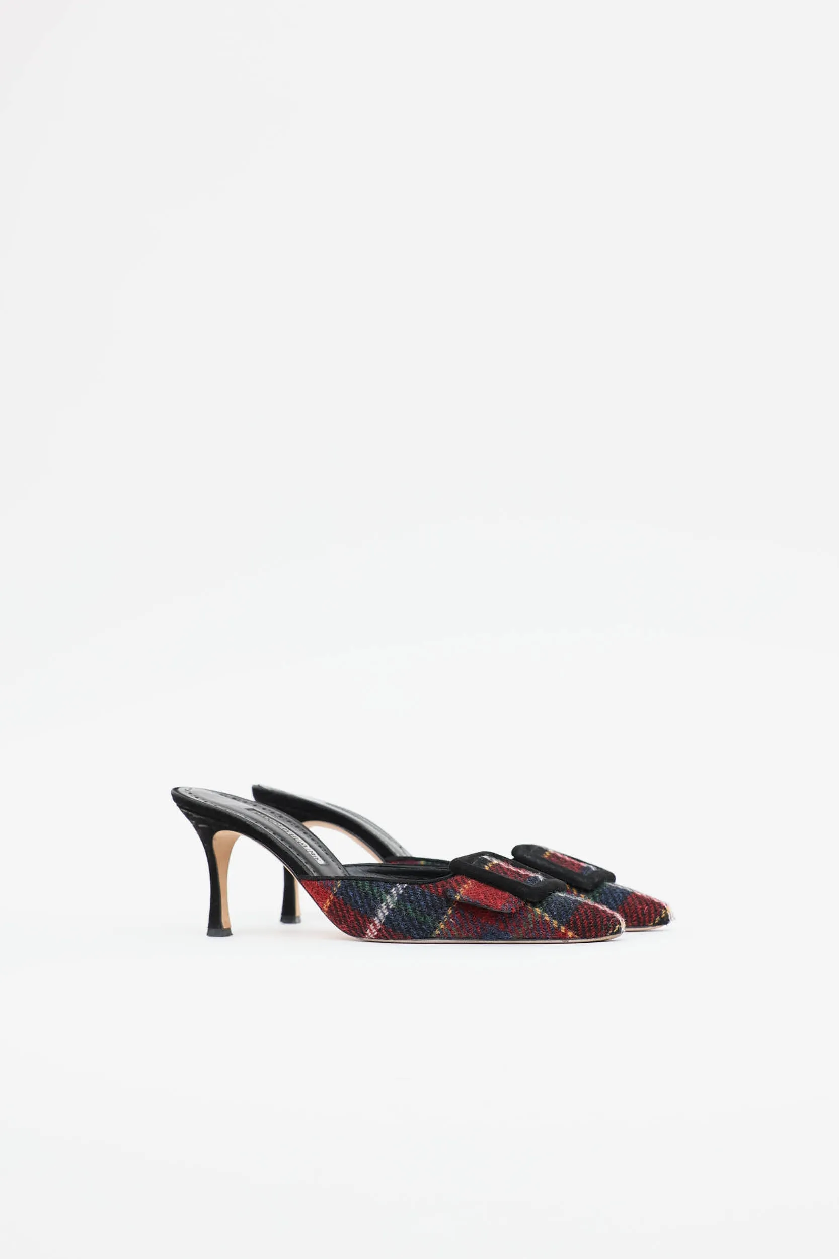 Plaid Maysale Mule sold by VSP Consignment product image thumbnail 2
