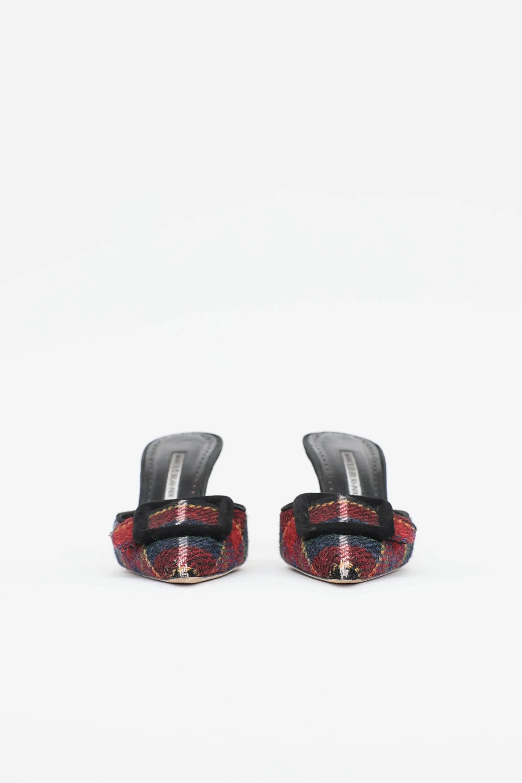 Plaid Maysale Mule sold by VSP Consignment product image thumbnail 3