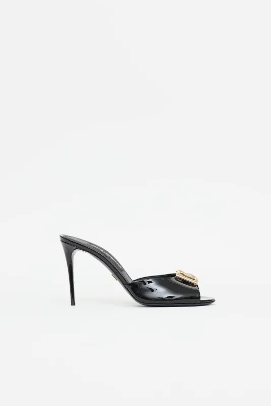 Patent Logo Sandal made by Dolce & Gabanna