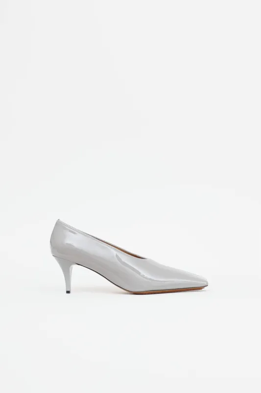 Patent Square Toe Pump made by Stella McCartney
