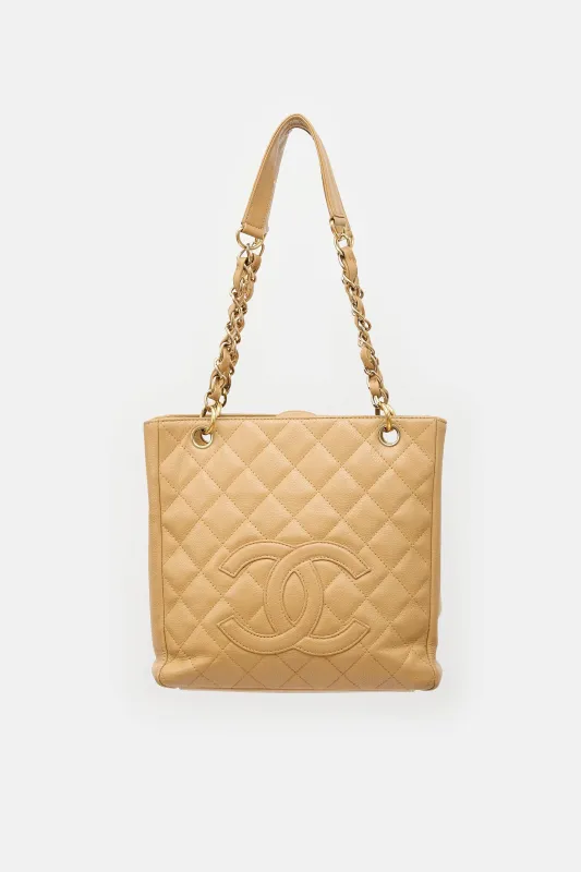 2004 Quilted Petite Shopping Tote Bag made by Chanel