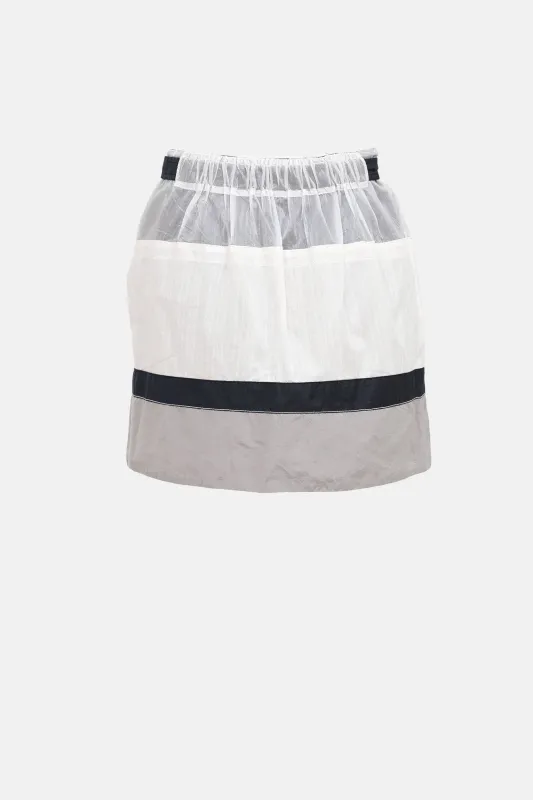 2016 Paneled Mini Skirt made by Balenciaga