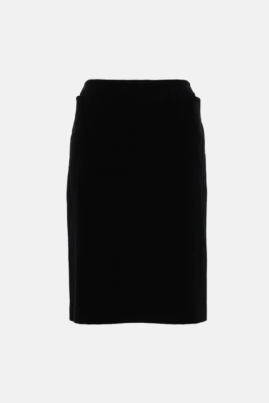 Velvet Pencil Skirt made by Yves Saint Laurent