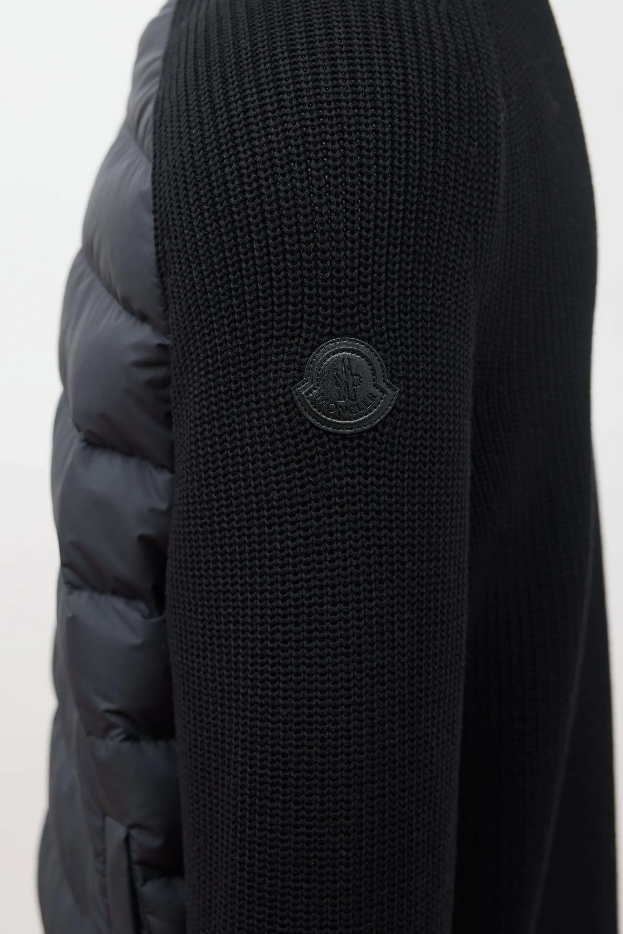 Rib Knit Puffer Cardigan sold by VSP Consignment product image thumbnail 2