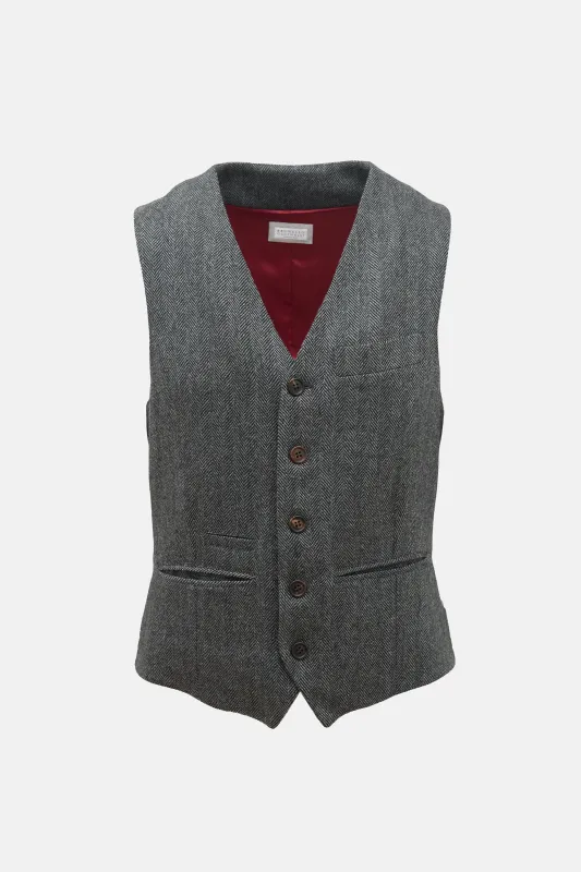 Patterned Vest made by Brunello Cucinelli