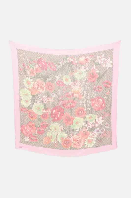 GG Spring Bouqet Scarf made by Gucci
