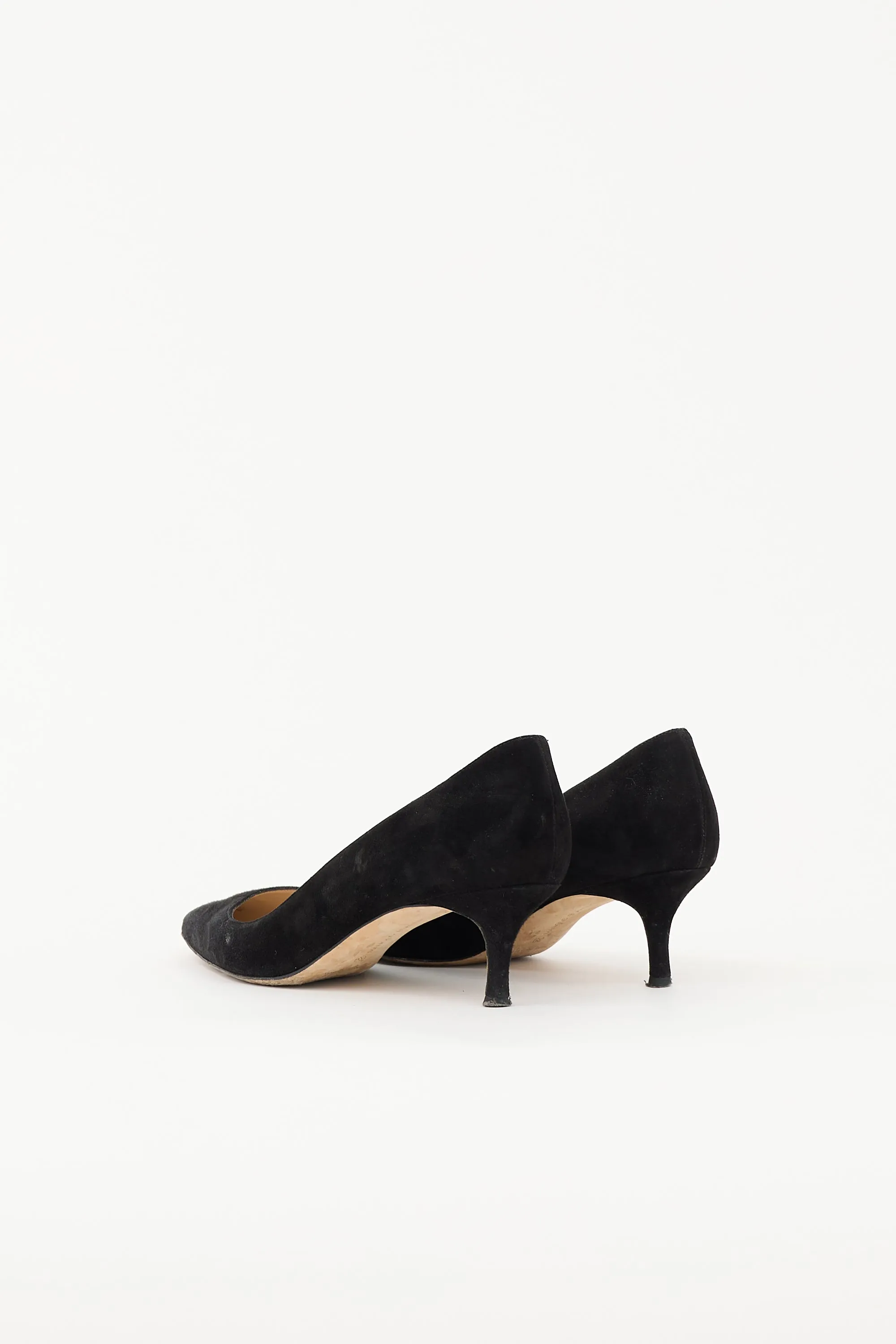 Suede BB Pump sold by VSP Consignment product image thumbnail 4