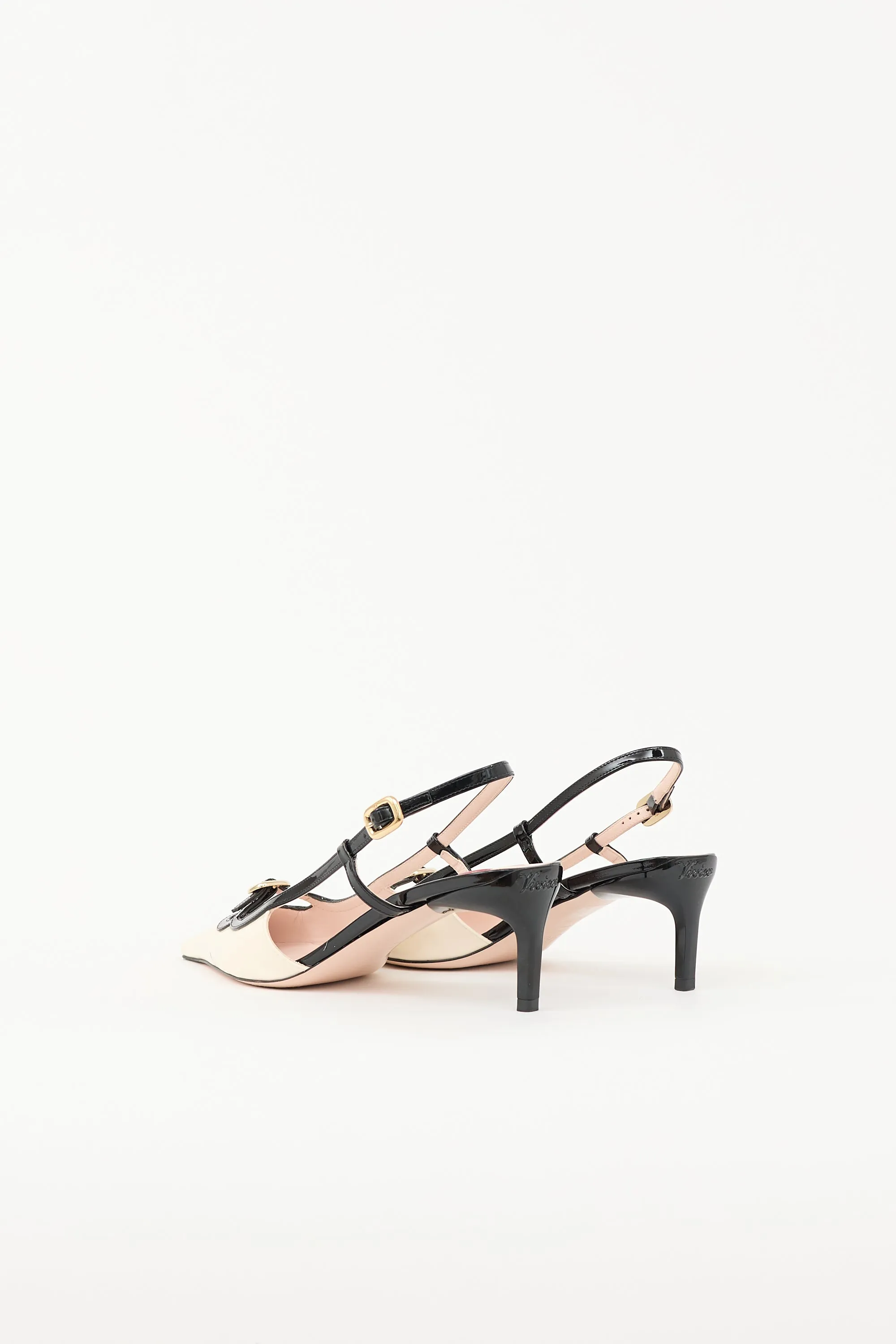 Patent Buckle Slingback Pump sold by VSP Consignment product image thumbnail 5