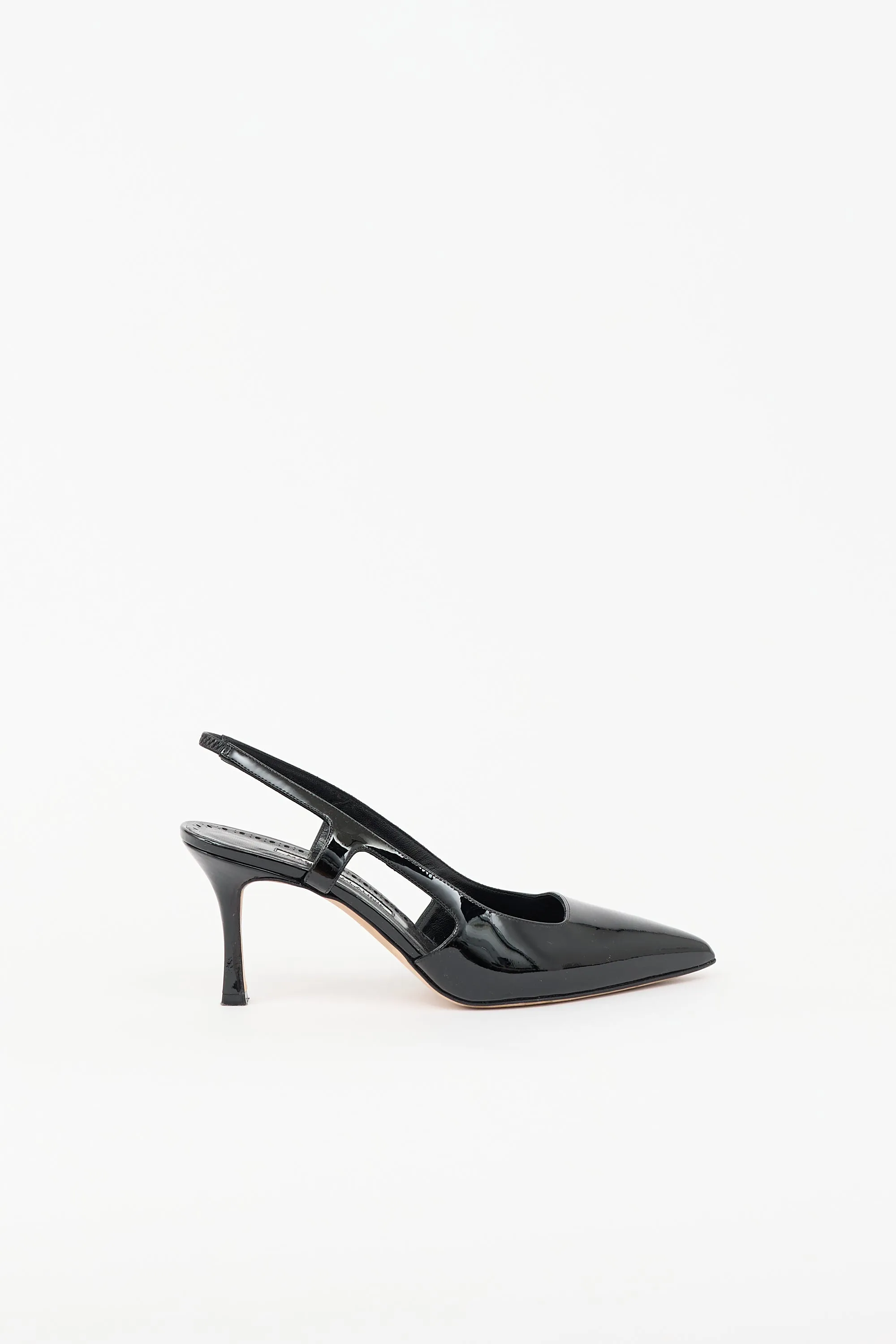 Patent Cut Out Bretto Pump sold by VSP Consignment