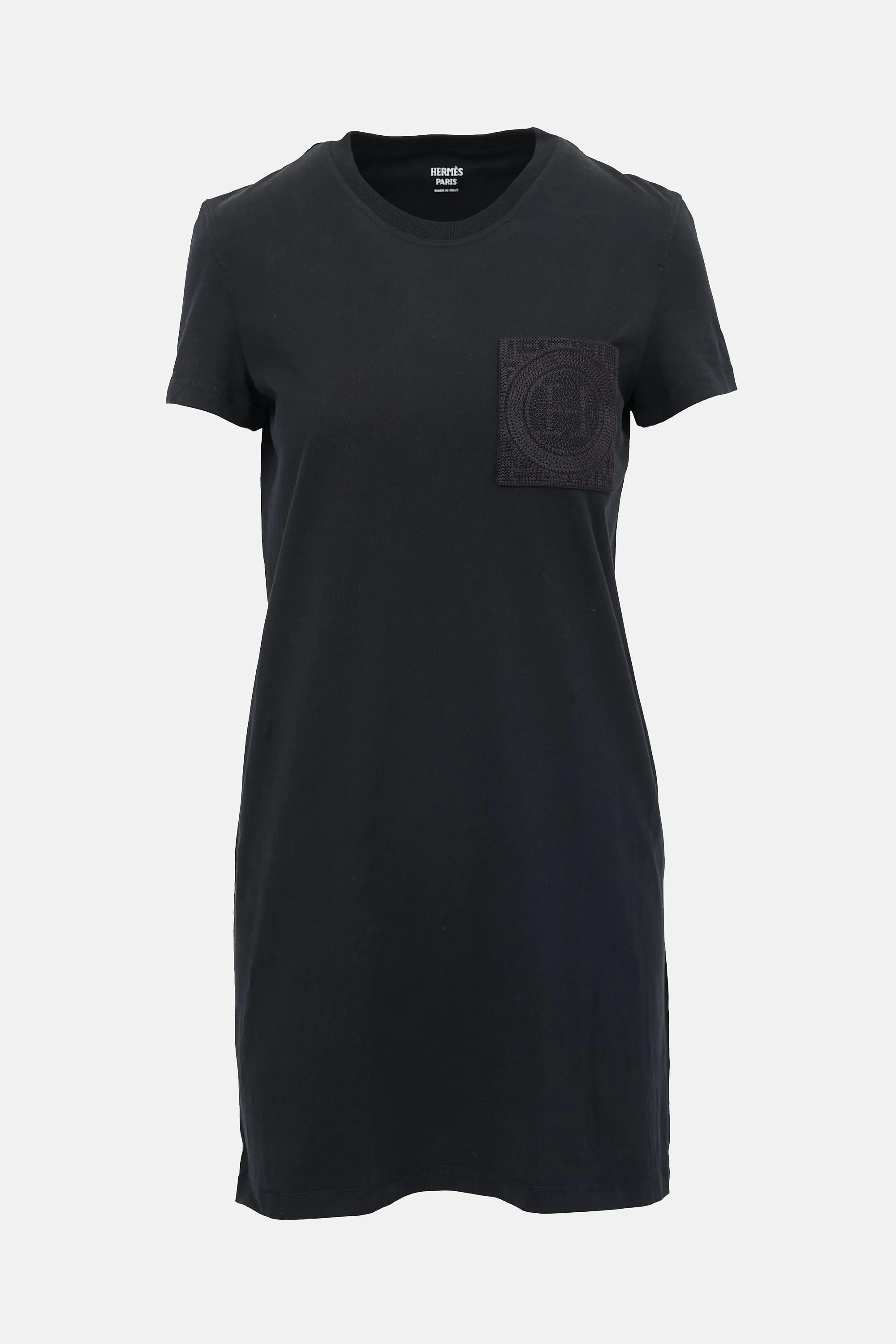 Embroidered Pocket T-Shirt Dress sold by VSP Consignment