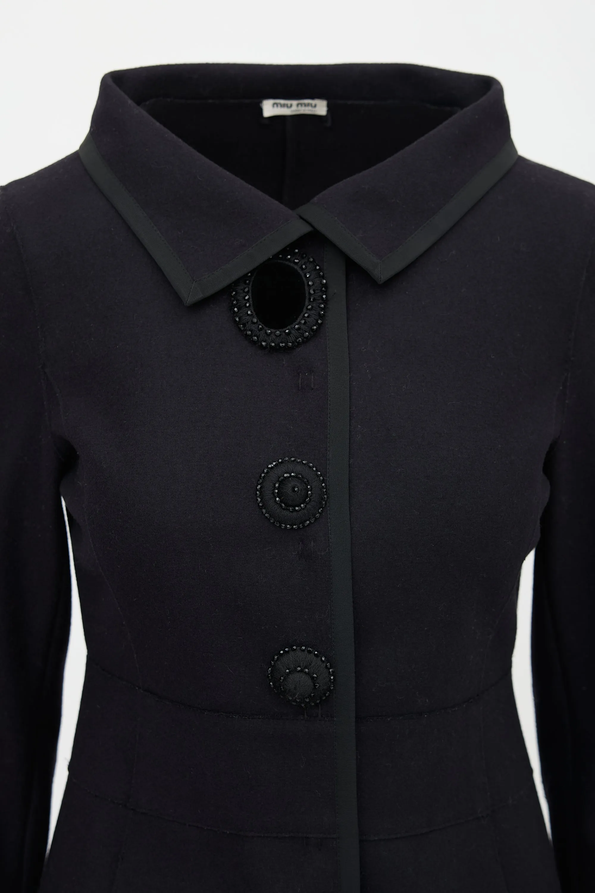 2006 Wool Applique Coat sold by VSP Consignment product image thumbnail 2