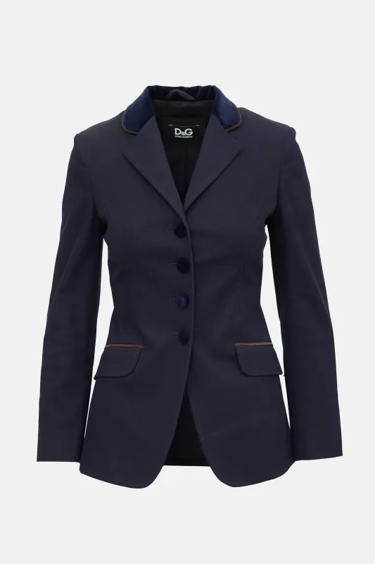 D&G Twill Panelled Blazer made by Dolce & Gabanna