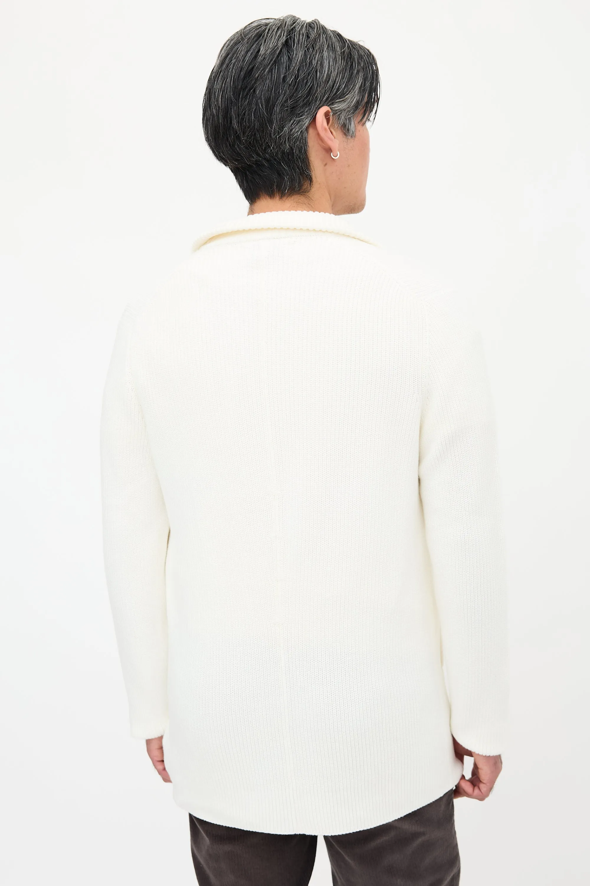 Rib Knit Double Breasted Cardigan sold by VSP Consignment product image thumbnail 4