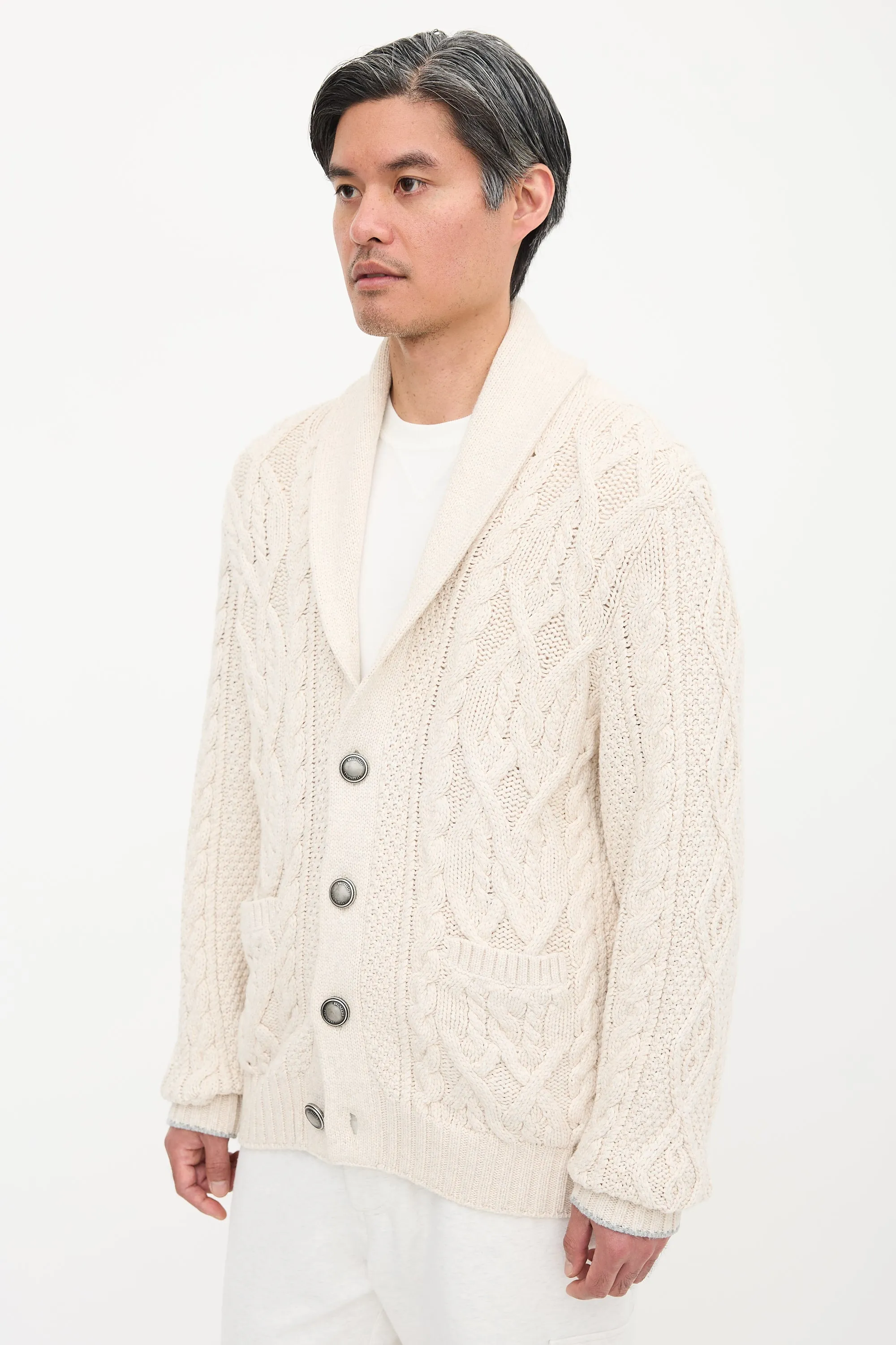 Cable Knit Cardigan sold by VSP Consignment product image thumbnail 3