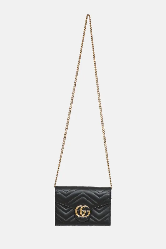 Marmont Matelassé Wallet On Chain Bag made by Gucci