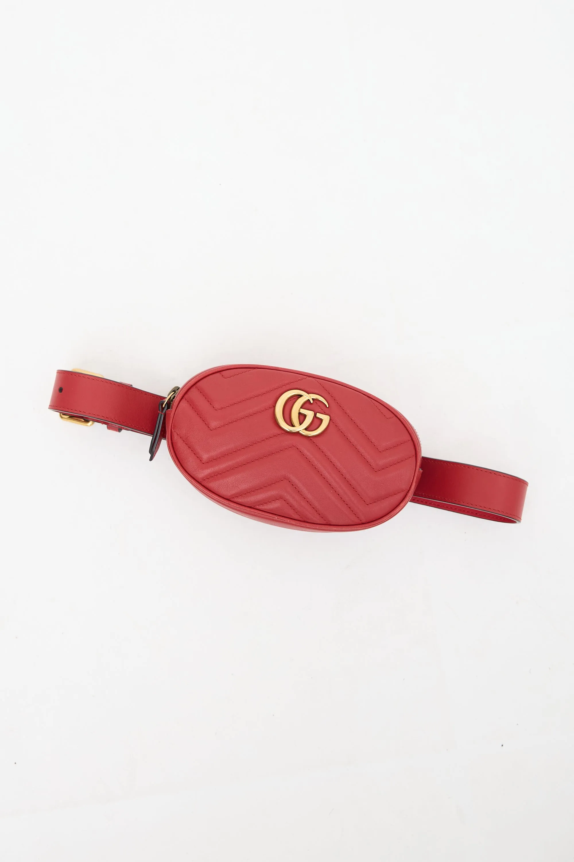 Matelasse Leather Marmont GG Belt Bag sold by VSP Consignment product image thumbnail 2