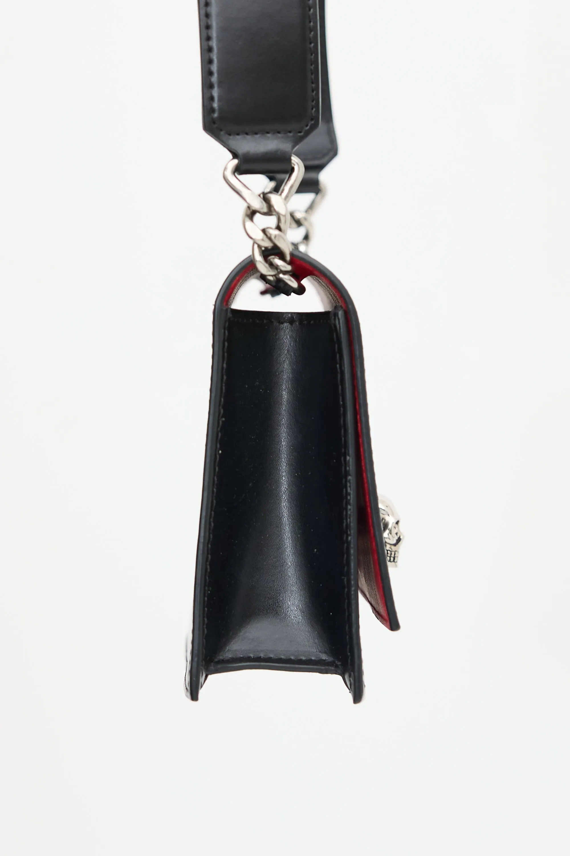 Leather Small Biker Shoulder Bag sold by VSP Consignment product image thumbnail 3