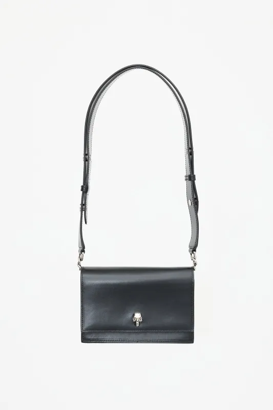 Leather Small Biker Shoulder Bag made by Alexander McQueen