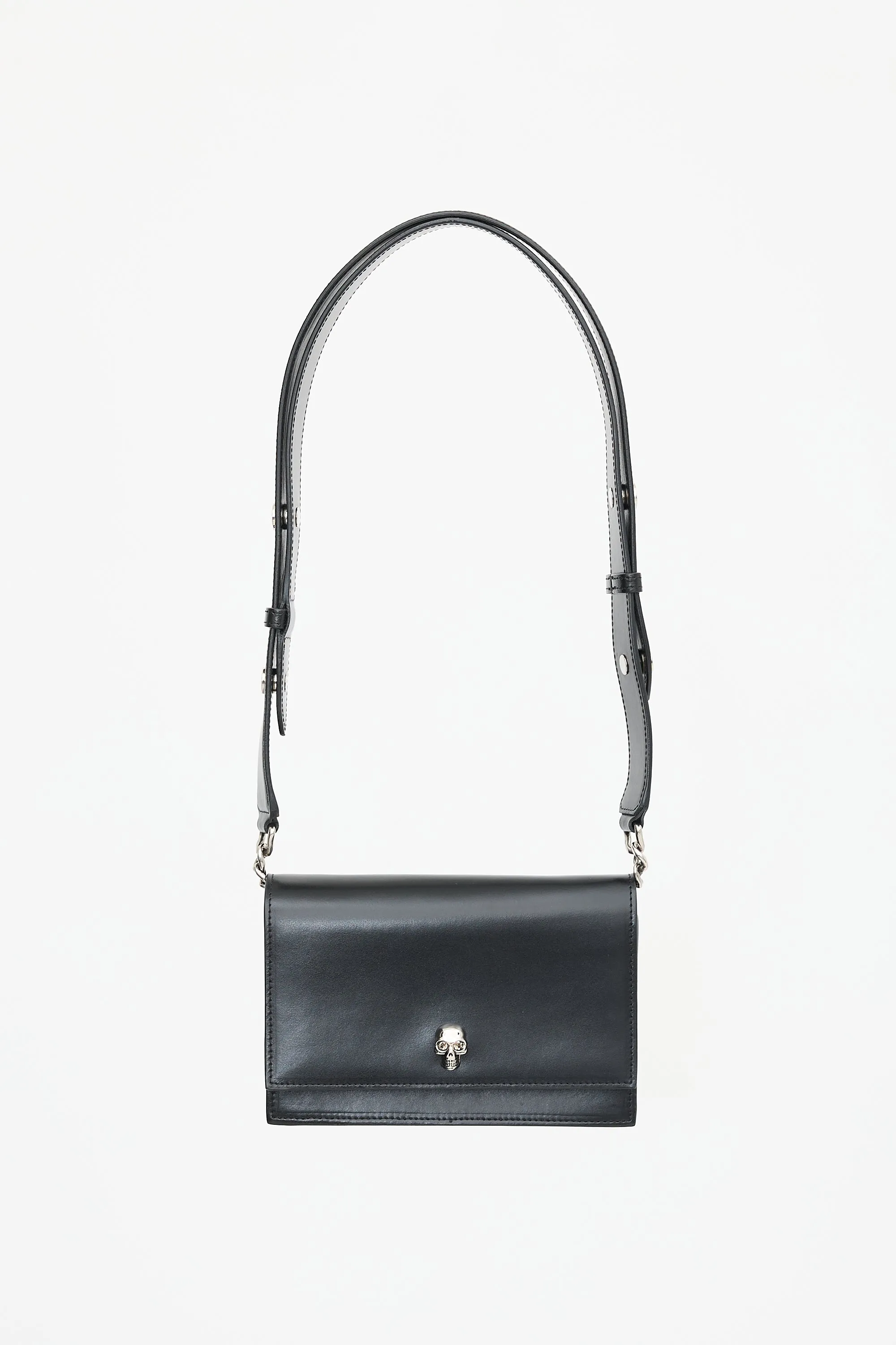 Leather Small Biker Shoulder Bag sold by VSP Consignment