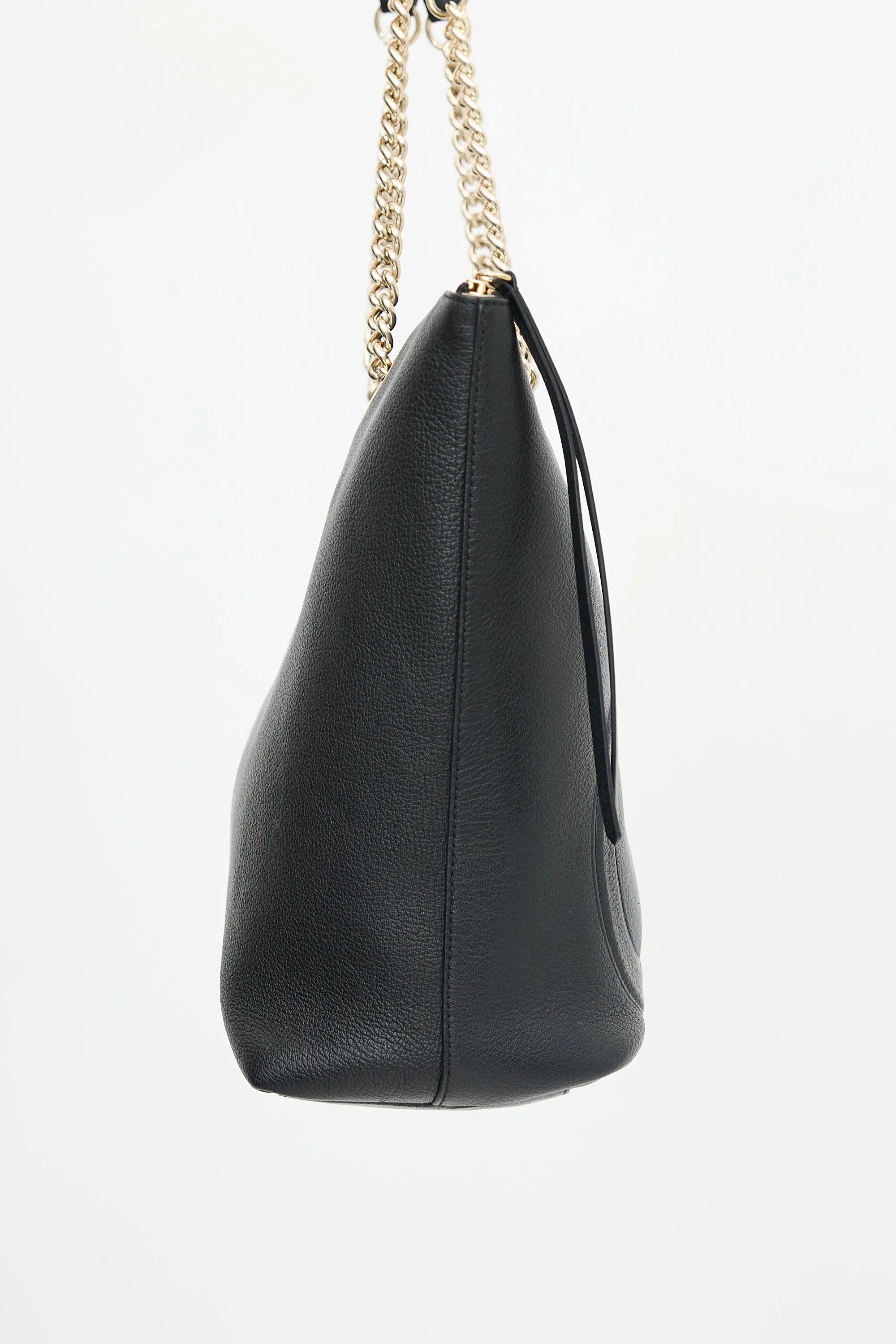 Leather Logo Allegra Tote Bag sold by VSP Consignment product image thumbnail 3