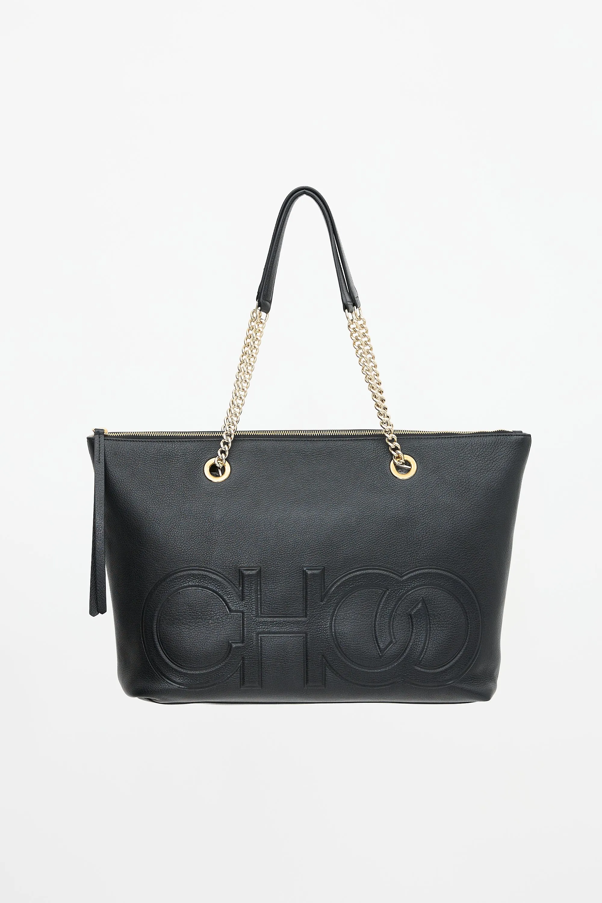 Leather Logo Allegra Tote Bag sold by VSP Consignment