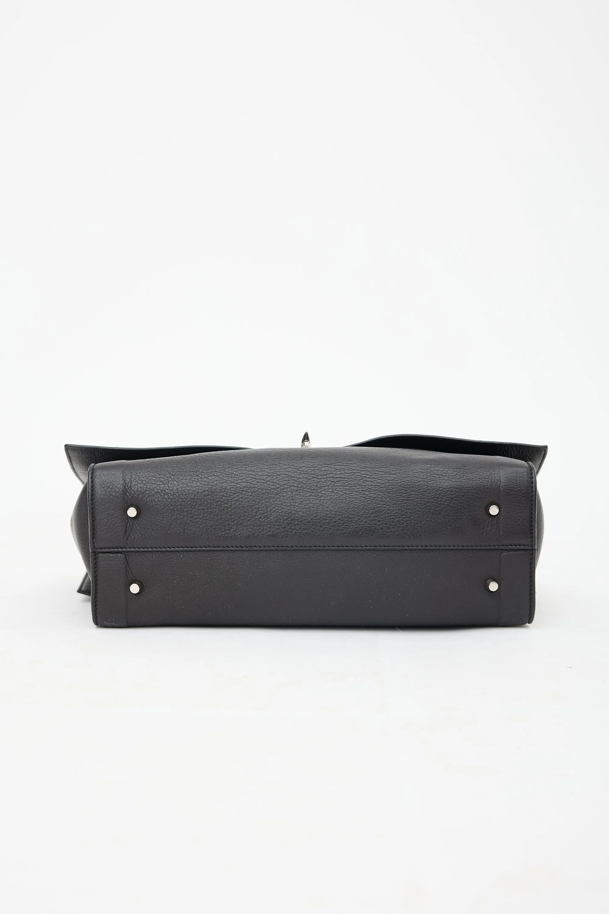 2015 Leather Lock Satchel Bag sold by VSP Consignment product image thumbnail 5