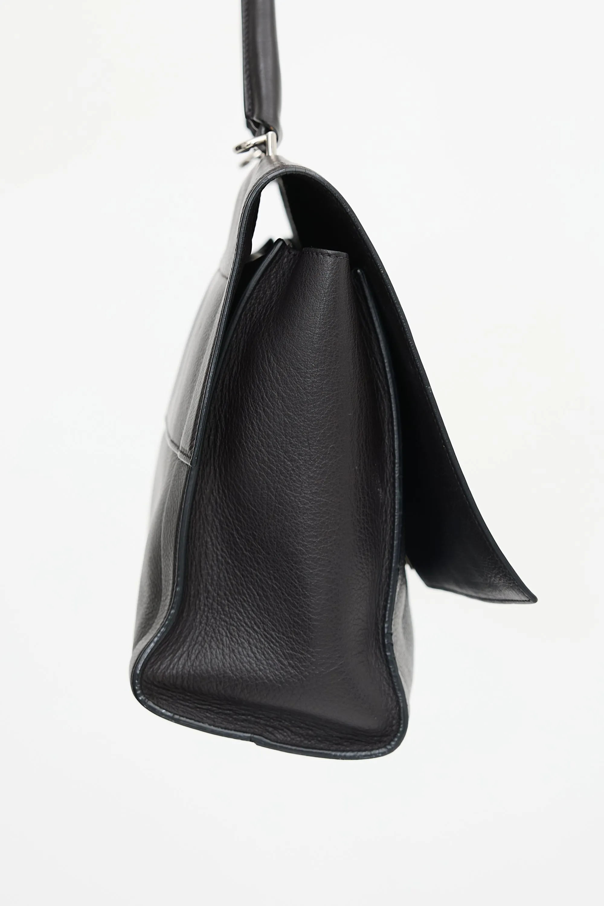 2015 Leather Lock Satchel Bag sold by VSP Consignment product image thumbnail 3