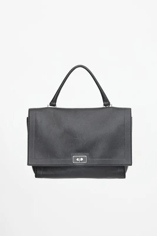 2015 Leather Lock Satchel Bag made by Givenchy