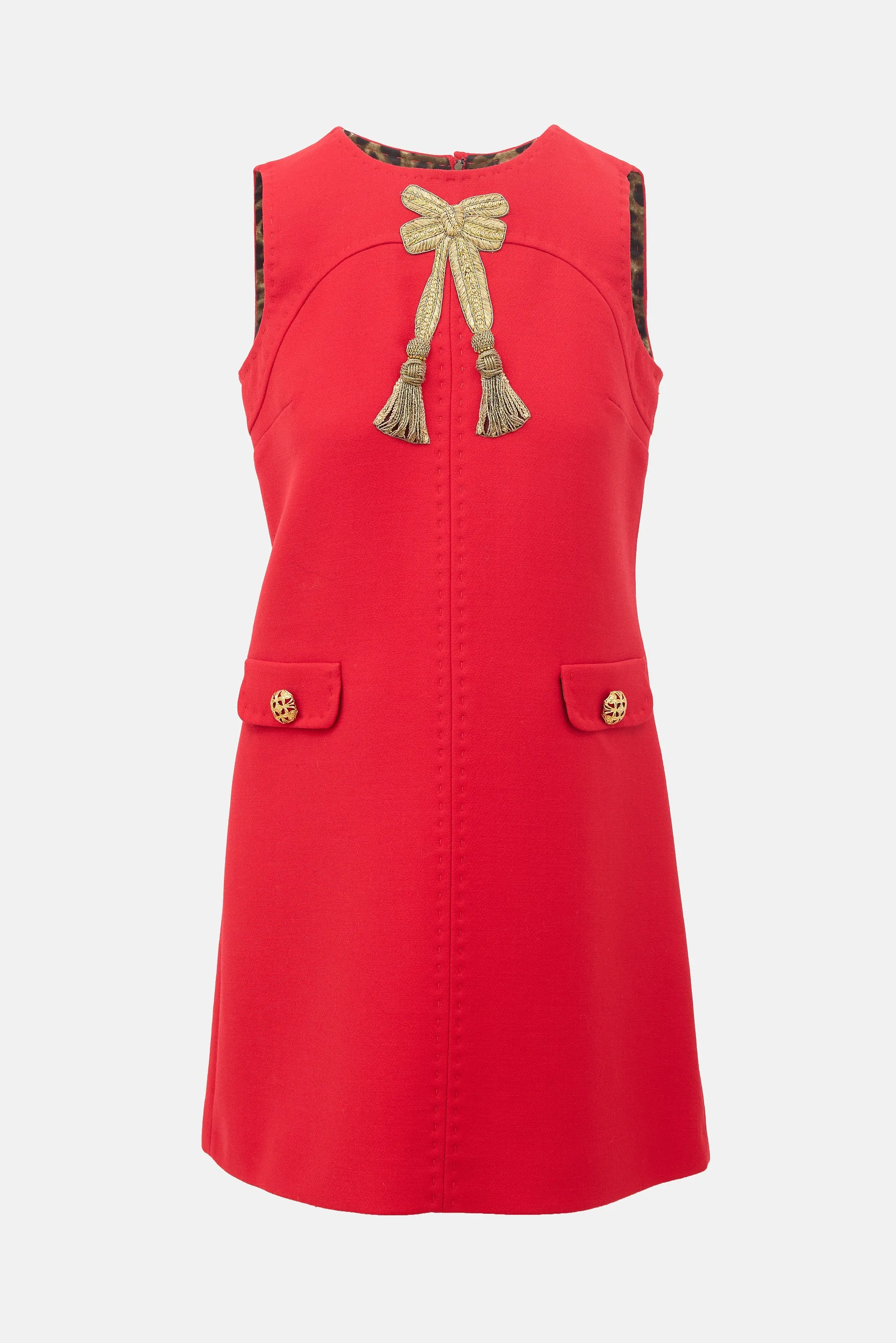 Wool Embellished Dress sold by VSP Consignment