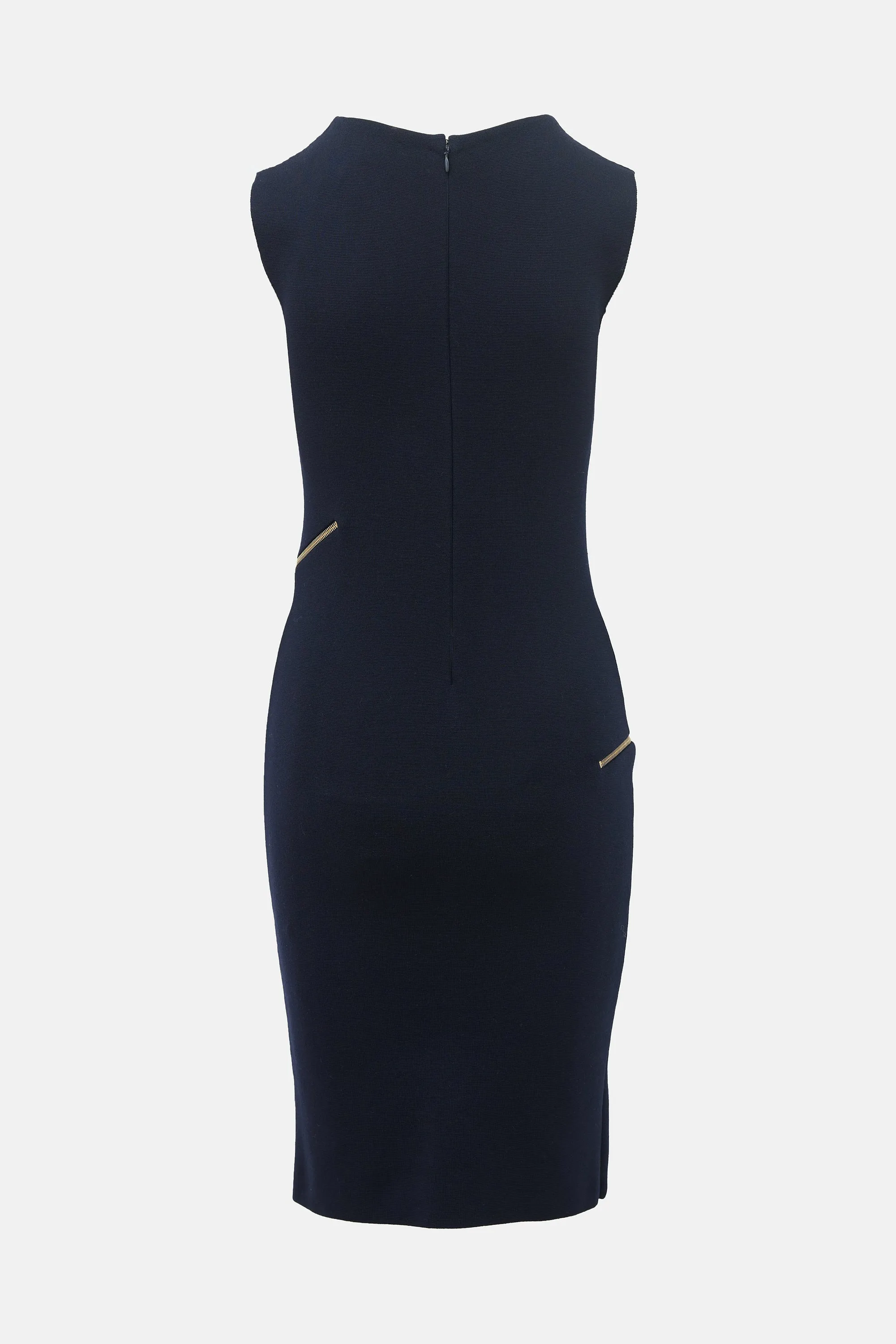 Wool Knit Zipper Dress sold by VSP Consignment product image thumbnail 2