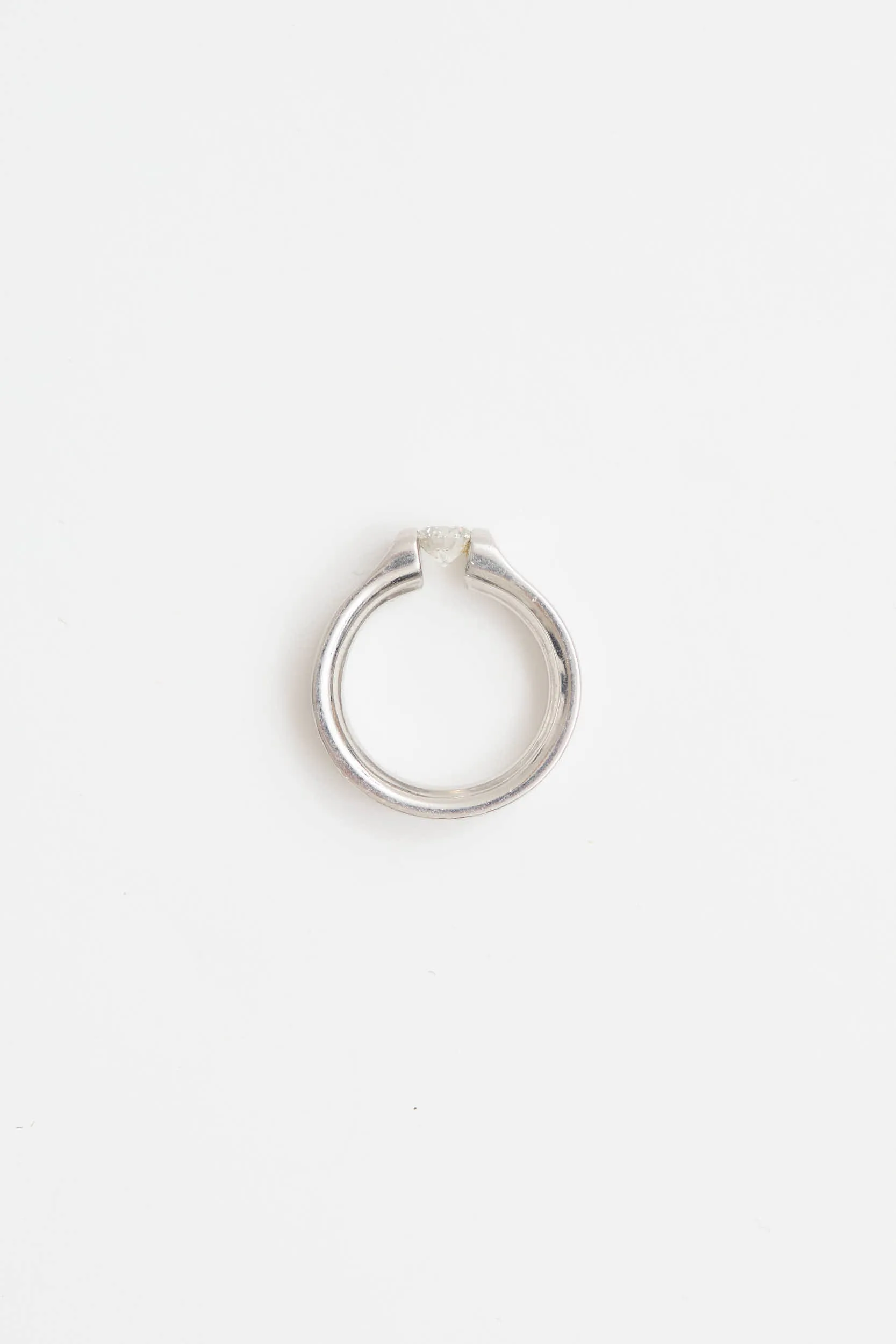 Platinum Floating Diamond Ring sold by VSP Consignment product image thumbnail 3