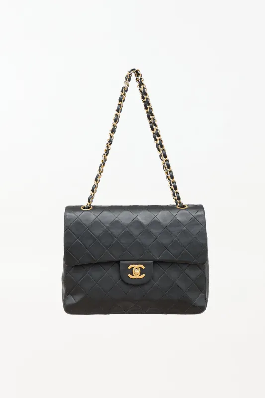 1989 Matelassé Medium Double Flap Bag made by Chanel