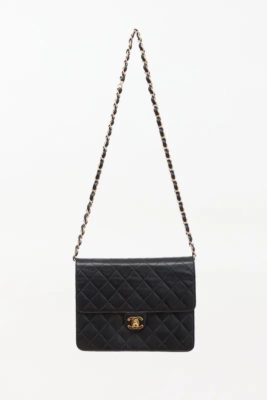 Vintage Matelassé Small Classic Flap Bag made by Chanel