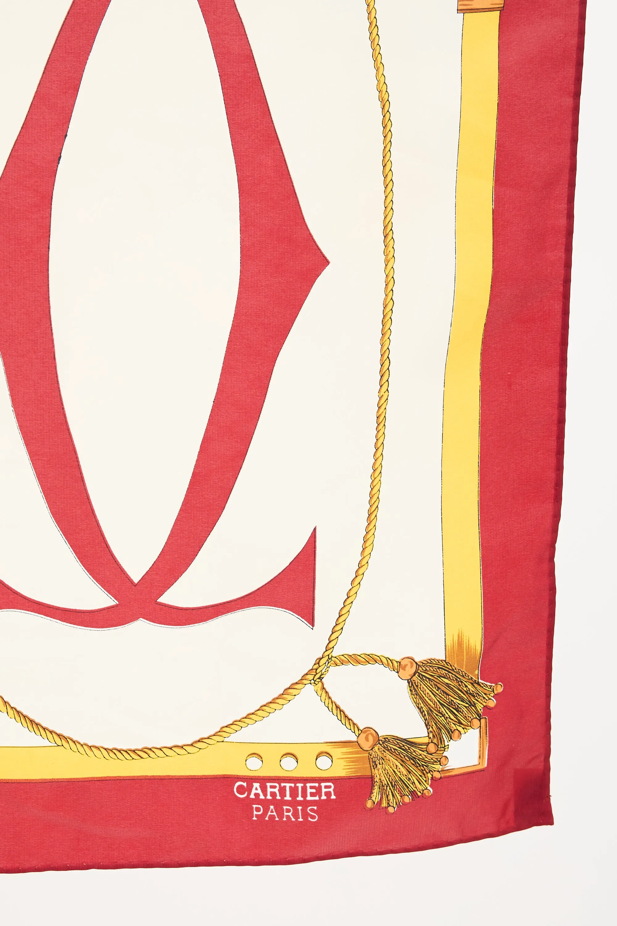 Silk Logo Square Scarf sold by VSP Consignment product image thumbnail 2