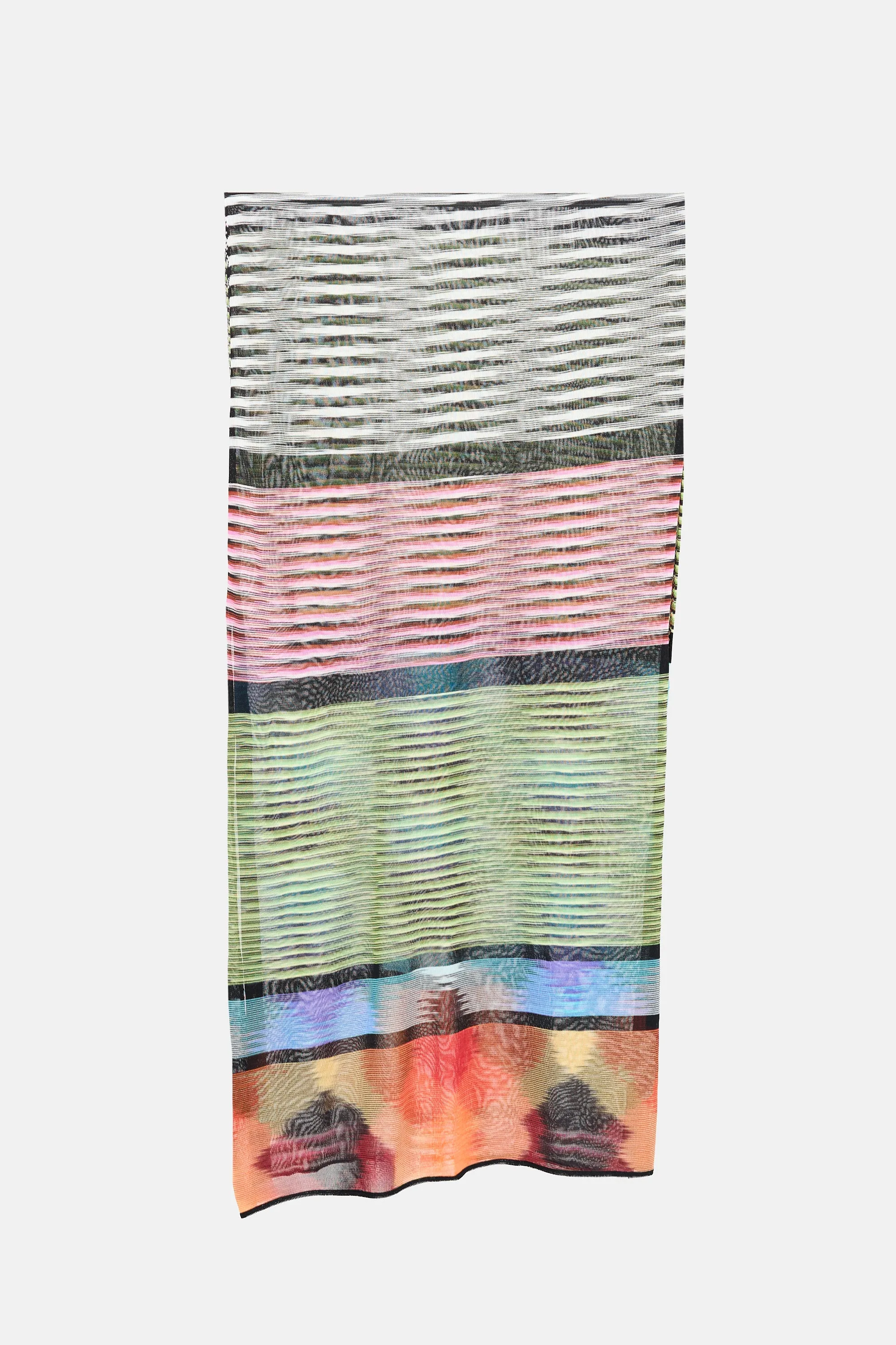 Knit Multi Stripe Scarf sold by VSP Consignment