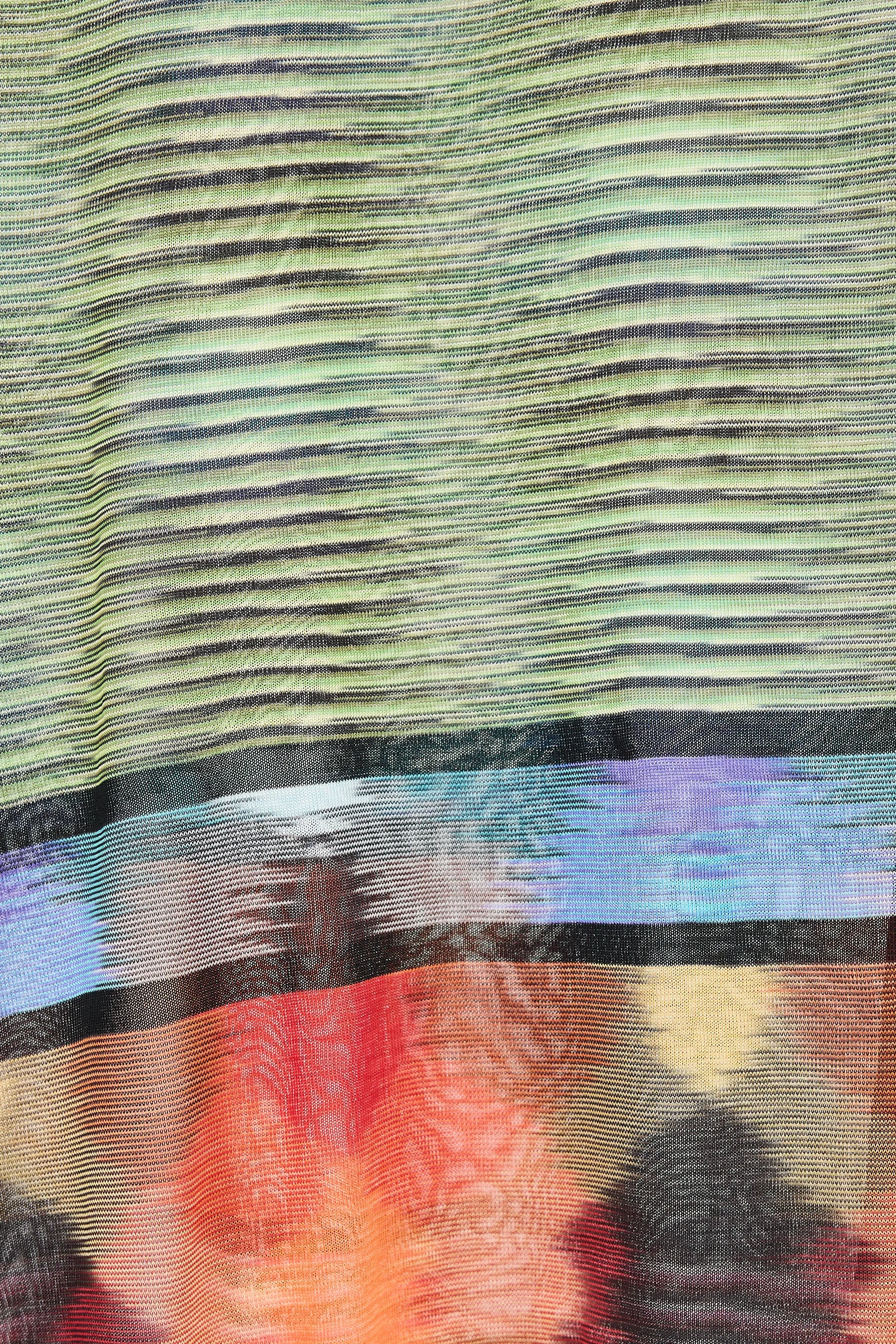 Knit Multi Stripe Scarf sold by VSP Consignment product image thumbnail 2
