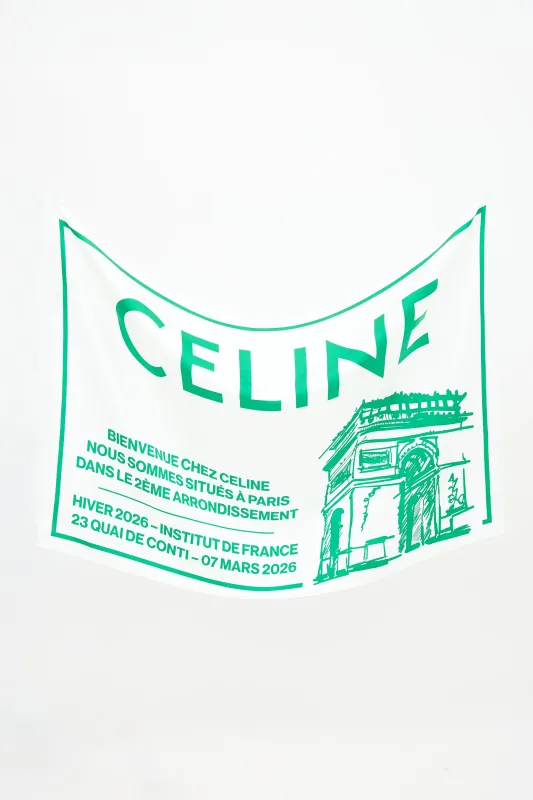 FW 2026 Invitation Scarf made by Celine