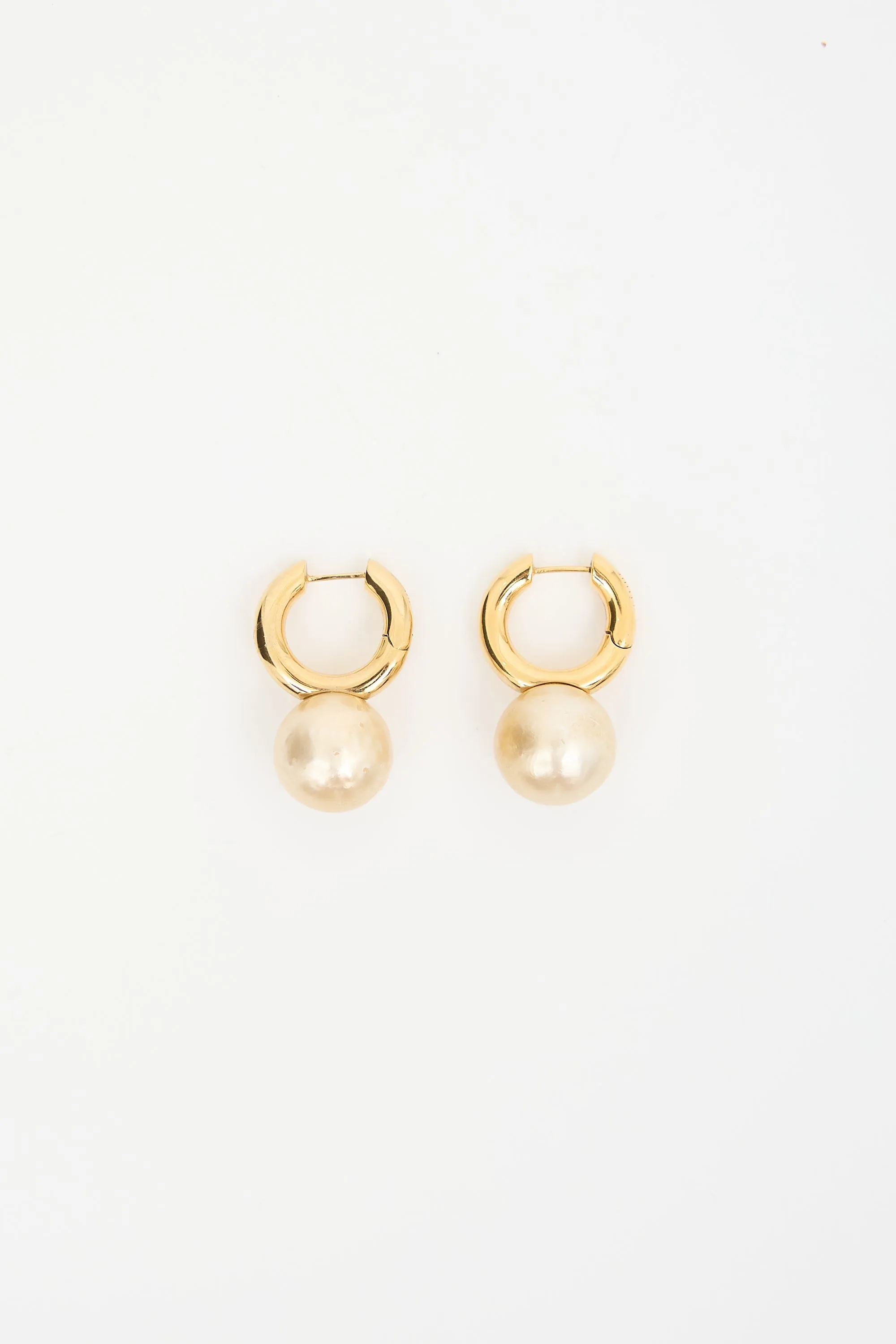 Faux Pearl Drop Earrings sold by VSP Consignment